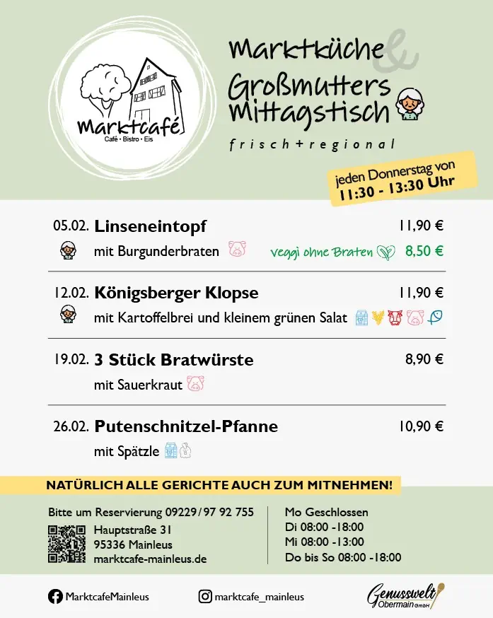 Mittagstisch Februar 2026
